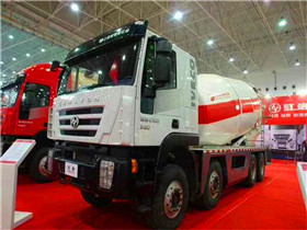 紅巖杰獅16-20方攪拌車圖片